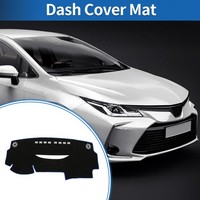 Dashboard-Abdeckmatte FüR Toyota Venza 2008-2017 Sonnenschutz Matte Schwarz Blau