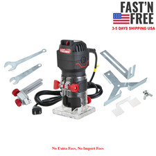 Hyper Tough 2.5A 1/4 inch Trim Router, Light-Duty Woodworking Router Type, NEW