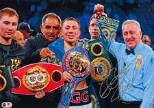 GENNADY GOLOVKIN SIGNED 16x12 BOXING CHAMPION PHOTO (ACG CERT AG16955)