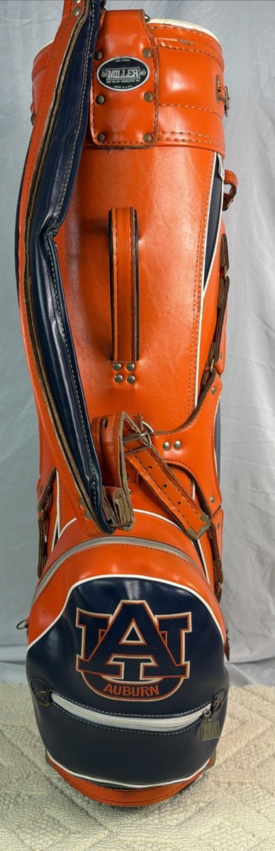 ヴィンテージキャディバッグ　7UP Ron Miller Pro Model Vintage Ron Miller Pro Model AUBURN UNIVERSITY Golf Bag Leather