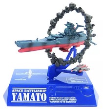 Adult Collectible Space Battleship Yamato Mini Figure with Asteroid Ring and Cos