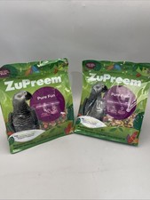 2 Pack ZuPreem Pure Fun Bird Food 2lb Fruit Blend for Parrots and Conures
