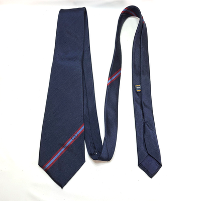 ネクタイ GUCCI STRIPE SILK TIE Gucci Silk Tie Blue Red Stripe Pattern Logo Classic Mens Italy GG