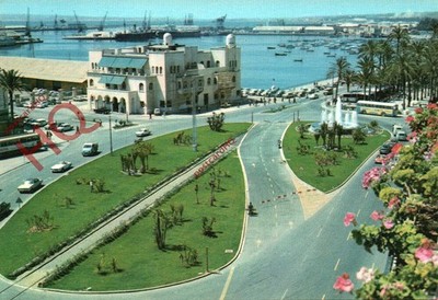 Ansichtskarte ~ Alicante, Plaza Del Mar Y Comandancia De Marina