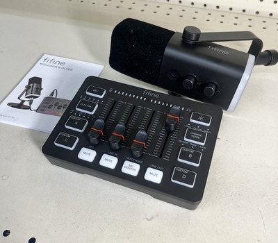 FIFINE Gaming Equipment Bundle, Dynamic XLR/USB Gaming Microphone Set KS-5