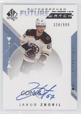 2018-19 SP Authentic Auto Future Watch 324/999 Jakub Zboril #217 Auto k1r
