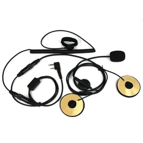 Microphone Headset 2-Pin 1pcs Earpiece For BAOFENG/Kenwood For Communication - Zdjęcie 10 z 11