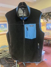Patagonia Classic Retro-X Vest Men’s XL Black Blue Fleece Gilet