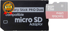 PSP Memory Stick Adapter, Micro SD to Memory Stick PRO