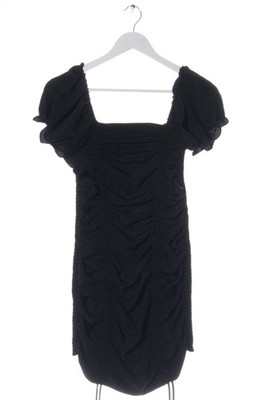 LOVE TREE Kurzarmkleid Damen Kleid Gr. DE 36 schwarz Casual-Look