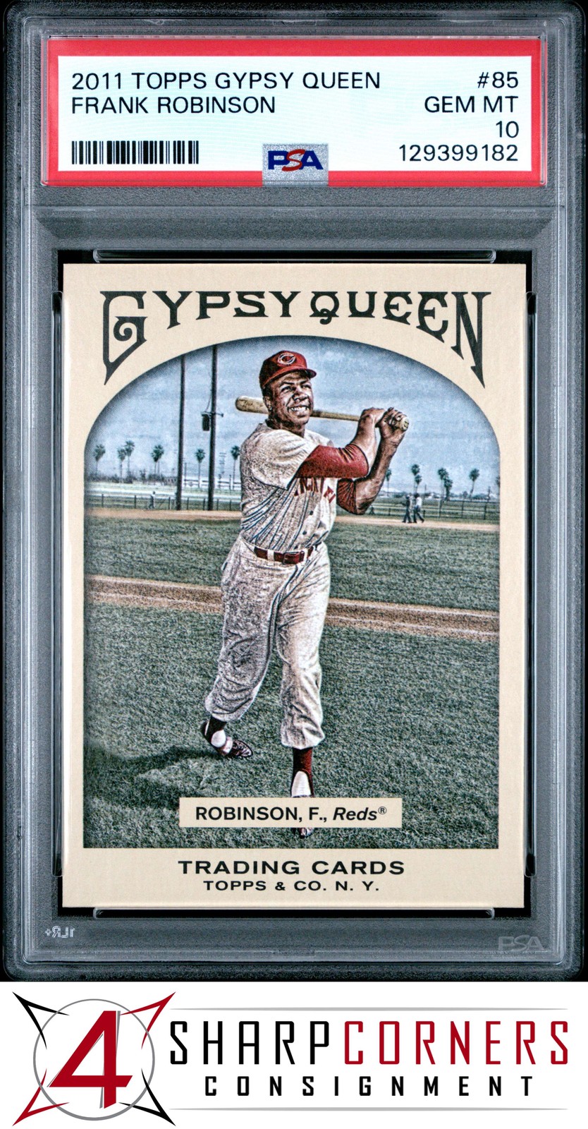 Frank Robinson #85 2011 Topps Gypsy Queen Baseball Mini-Box Variations
