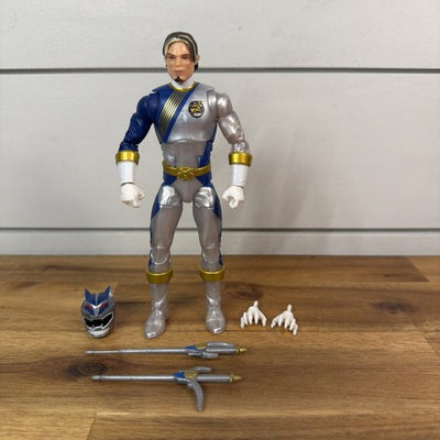 #ad Power Rangers Lightning Collection Lunar Force Wolf Ranger Figure Ships Fast $23.99