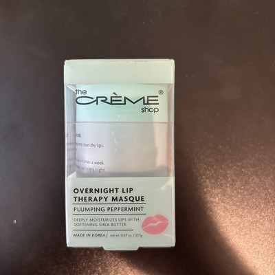 CREME OVERNIGHT LIP THERAPY MASQUE | Plumping Peppermint Moisturizing Mask | 20g