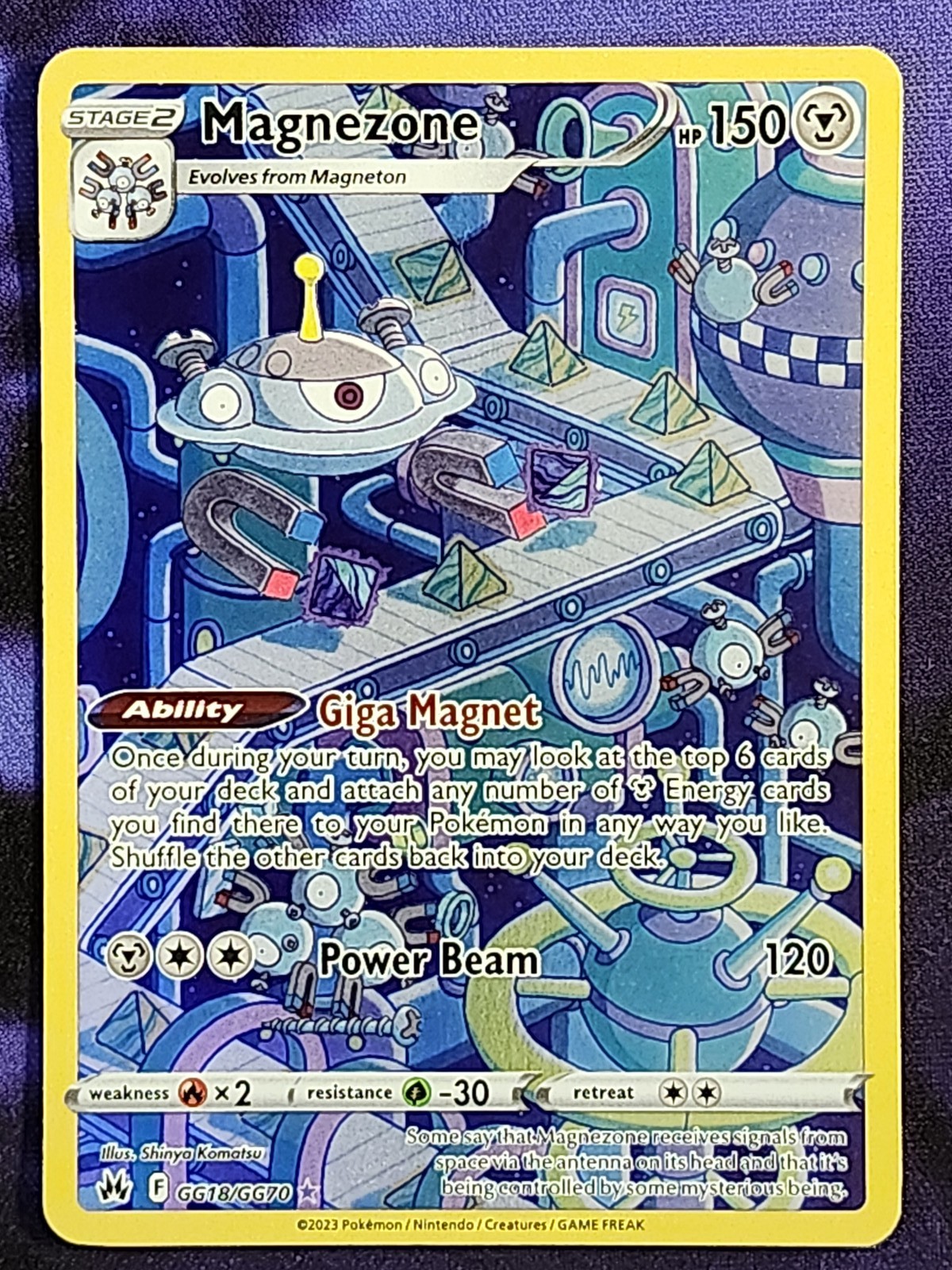 Pokemon Magnezone GG18/GG70 Crown Zenith CRZ