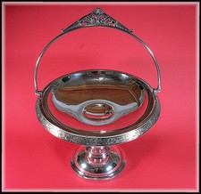 Antique Bride’s Cake Basket-Rogers & Bro. Co.-Late 1800s Victorian Triple Plate