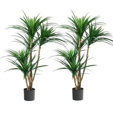 51 In. Green Artificial Yucca Trees (Set of 2)