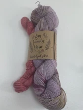 Lay Family Yarn Hand Dyed Verigated Soft Sock Fingering Sock Set Superwash