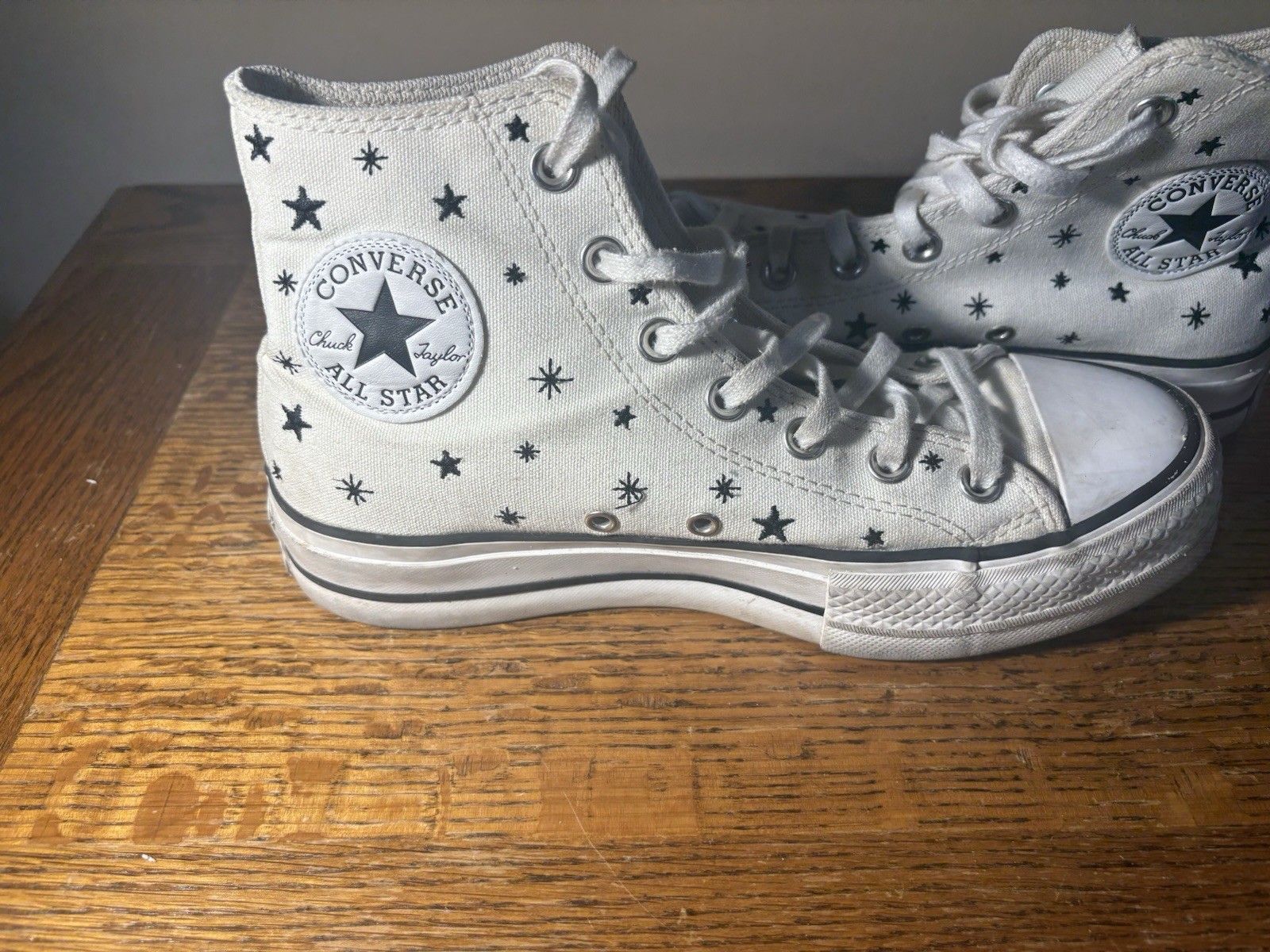 Women's Converse Chuck Taylor All Star Crystal Energy platform shoes, white, 8 thumbnail 2