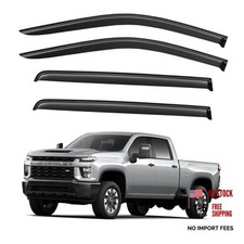 Window Visors Rain Guards for 2020-2026 Silverado/Sierra 2500hd/3500hd Crew Cab