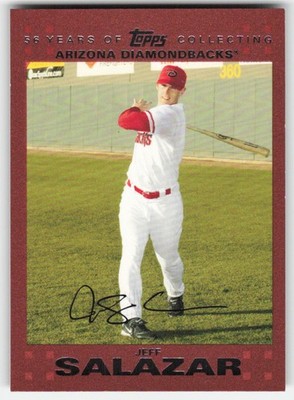 Jeff Salazar 2007 Topps Updates & Highlights #UH22 Copper #/56 54086