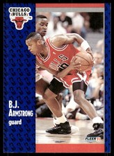 1991-92 Fleer #25 B.J. Armstrong