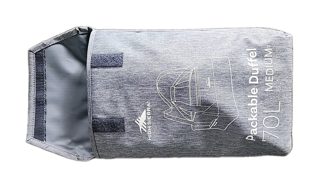 High Sierra Blue Packable Duffel 19