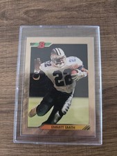 Bowman Topps Upper Deck 1991-1993 NFL MLB Card Lot - Smith, Brett, Alomar (6)