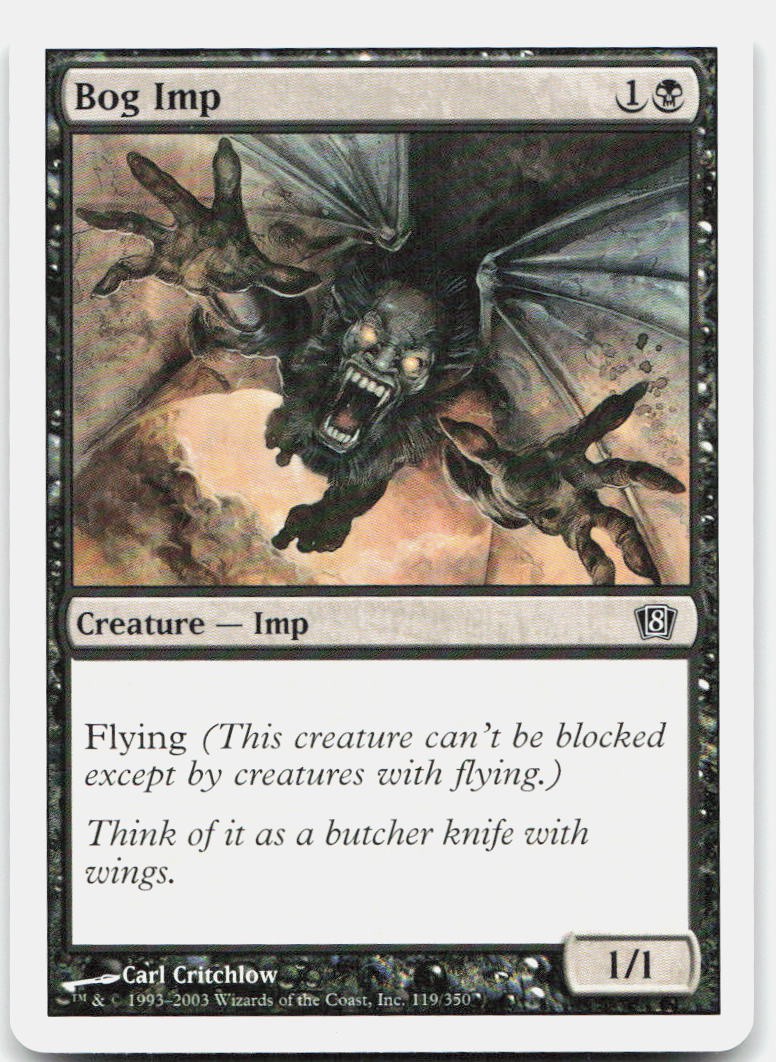 Bog Imp 119 Common 8th Edition Magic: The Gathering Near Mint