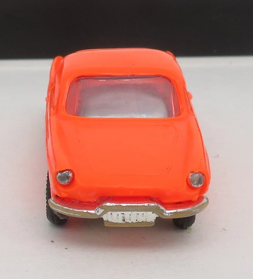 B Old Made IN France 1960 Micro NOREV Ho 1/87 Renault Florida Arancione #510-1 - Immagine 2 di 4