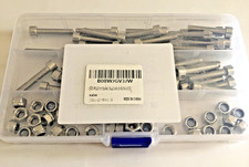 M6 x 30mm Hex Socket Cap Allen Bolts & Lock Nuts Set A2 Stainless Steel 80pc Kit
