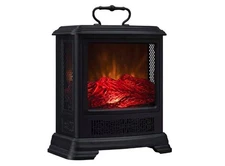 Duraflame Electric Fireplace Heater in Black DFS-7515-01 OPEN BOX
