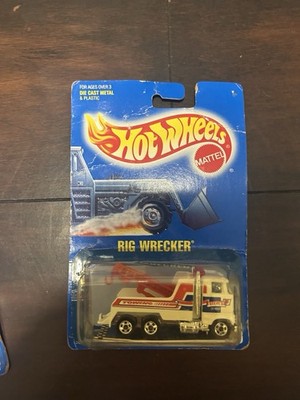 RARE! HOT WHEELS 1989 SPEED POINTS #46 RIG WRECKER BLUE CARD NEW!