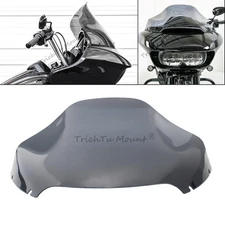Gray 13" Windshield Windscreen Fit for Harley Road Glide Ultra FLTRU 2016-2019