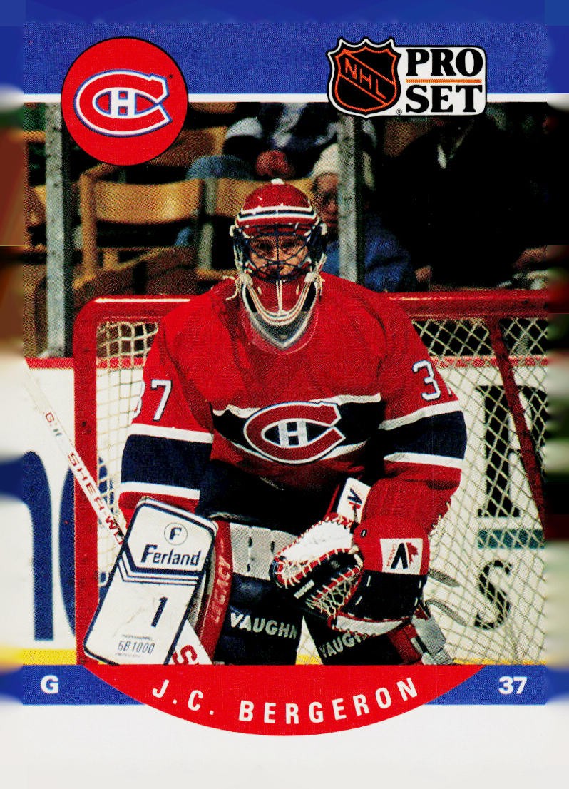 1990-91 Pro Set #614 J.C. Bergeron