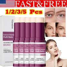 1/5Pcs Calcium Volume Multi Balm, Wrinkle Core Stick, Anti-aging, Hydrating Firm