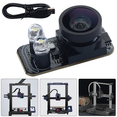 Für Kobra 3/K3C/K3M/K3MC 3D Drucker Überwachungskamera Zubehör mit USB Kabel