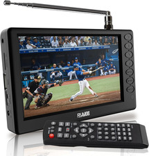 5''Portable Tv,Pocket Digital TV with ATSC/TF Card/Usb,Battery Operated TV with