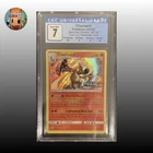 Pokemon Card, Charizard Holo Team Up Prerelease SM158 CGC 7, Near Mint, 2019