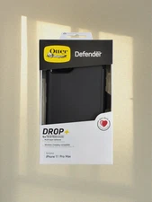 New Otterbox Defender Series for iPhone 11 Pro Max Case With Clip Black Color