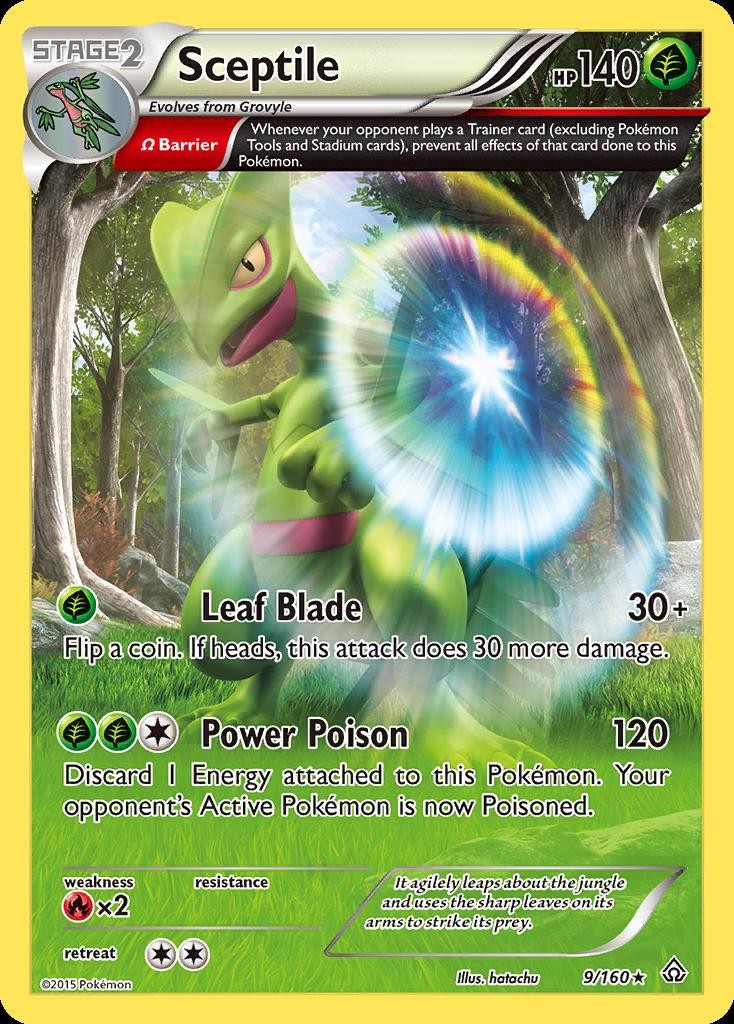 Pokemon Sceptile (9/164) Primal Clash LP HOLO