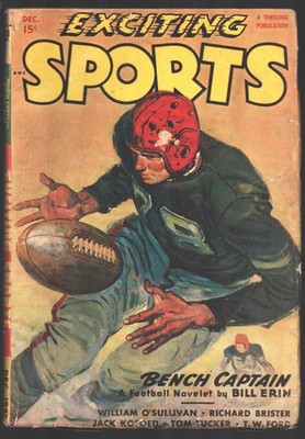 Exciting Sports 12/1947-Thrilling-Football game-Boxing-baseball-swimming-footbal