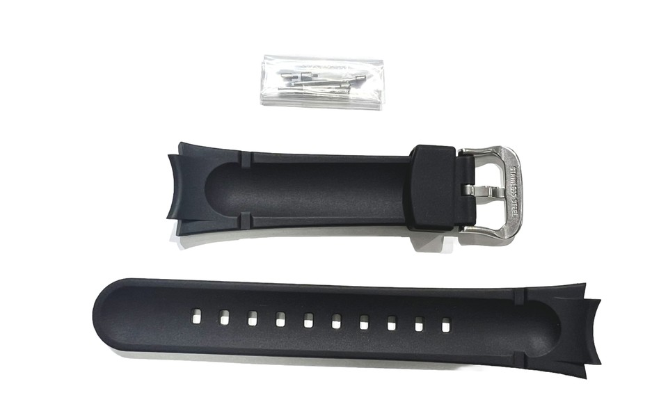 inlor Silicone Rubber Watch Band Strap Compatible With Casio EF-305-1AV