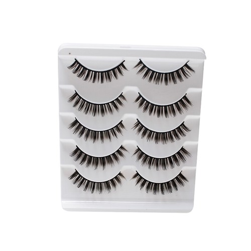 DD Curl False Eyelashes Reusable Lashes Extension Russian Volumes Bushy Cross - Picture 12 of 20