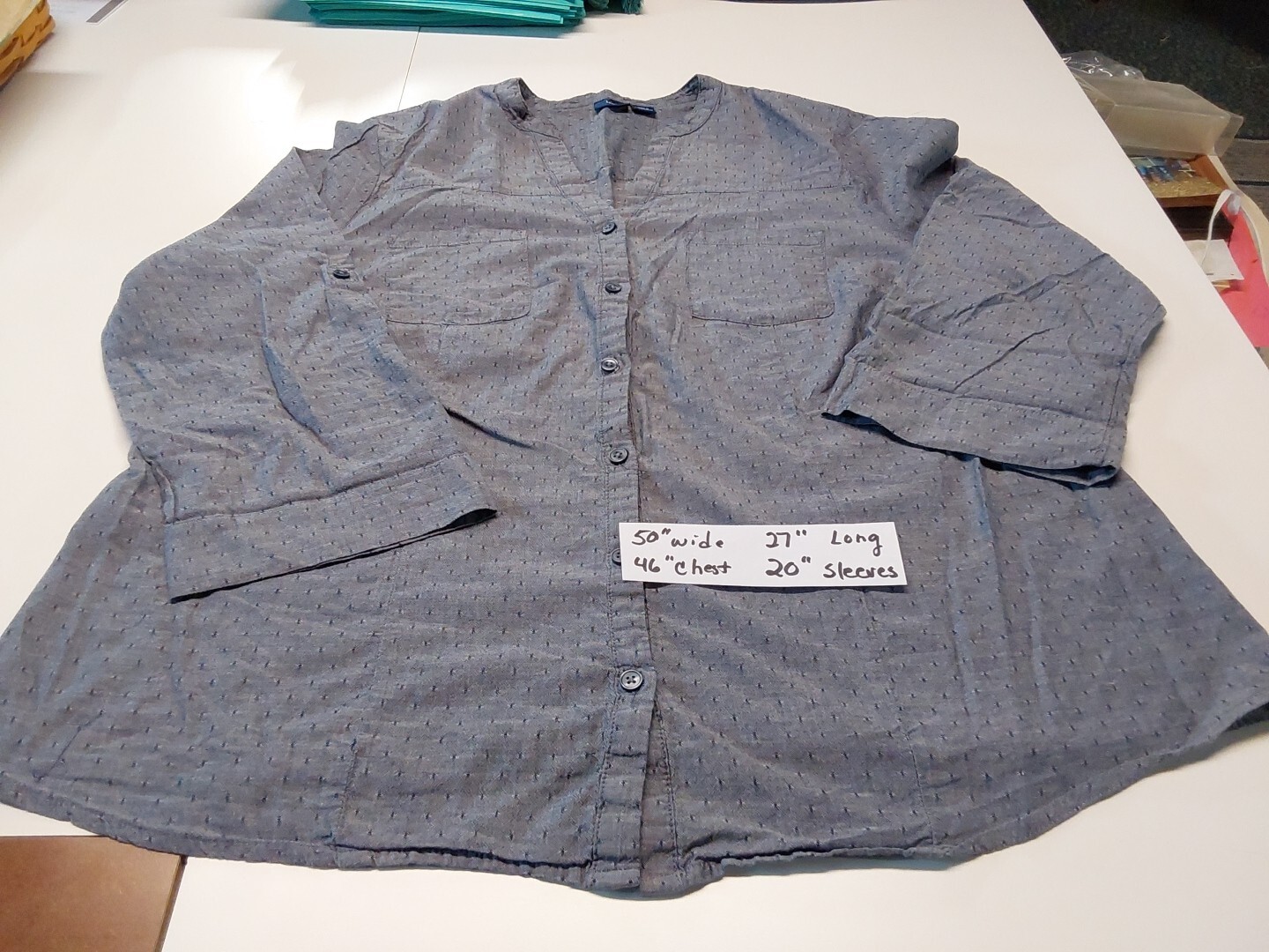 Basic Editions Button Down Shirt 1X - image 1