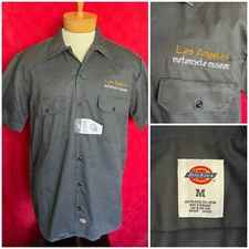 NEW NWT LA Los Angeles Motorcycle Museum Dickies Vato Shirt Size Medium
