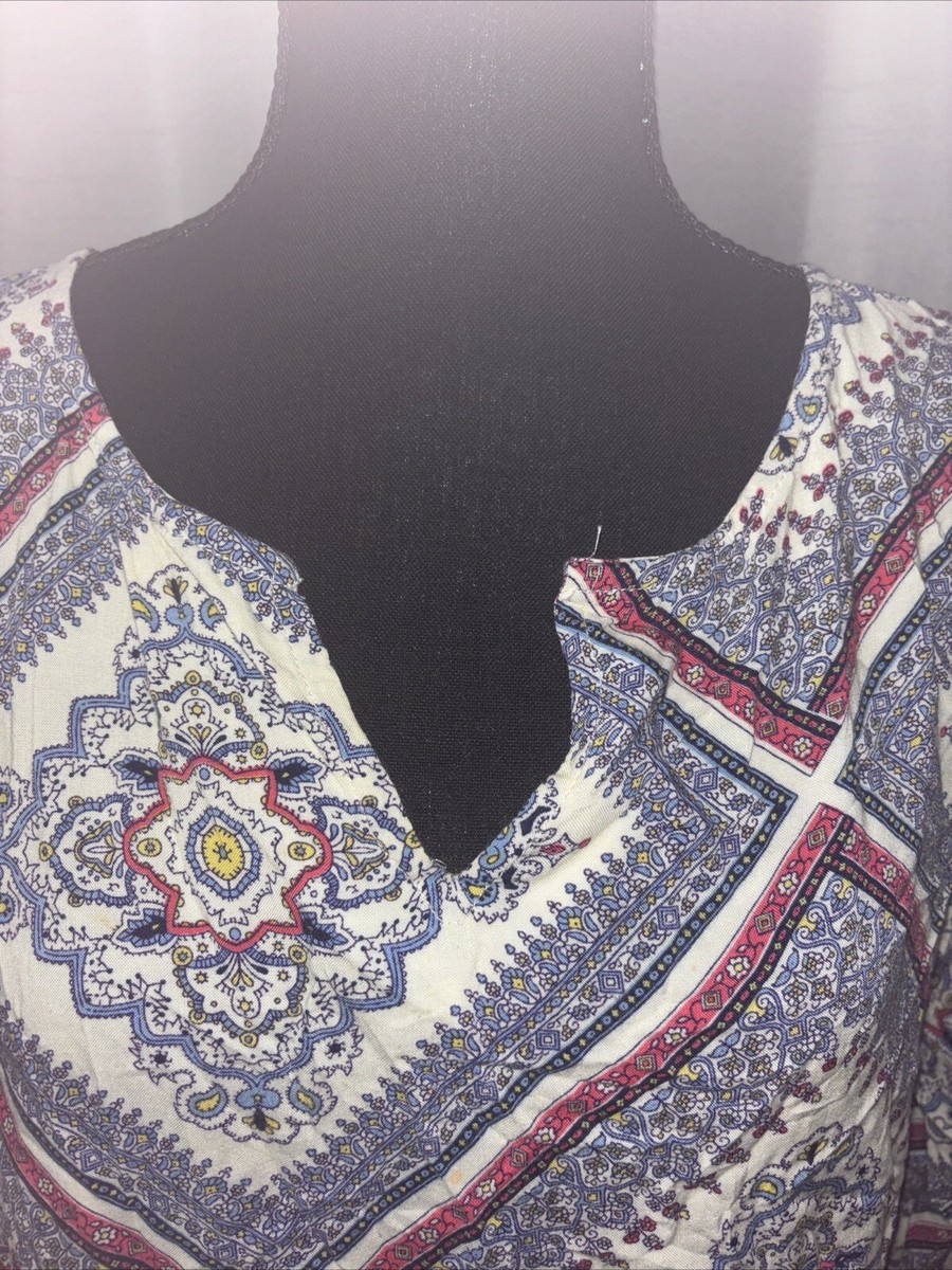UMGEE Womens Boho Chic Core Bohemian Core Cottage Core Hippie Core Dress SZ M View 3