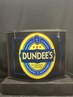 A Lovely Vintage Dundees Double Sided Hanging Lighted Beer Sign Working