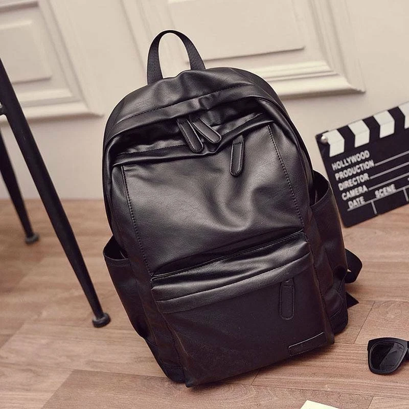 Small leather deals backpack mens