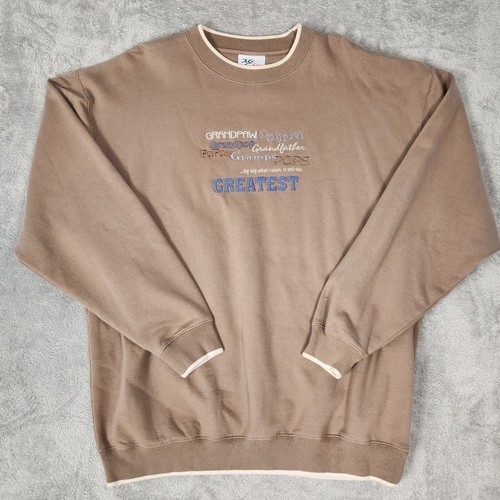 Größter Opa Sweatshirt Herren XXL hellbraun Rundhals Pullover M&C Sport Vintage - Bild 1 von 13