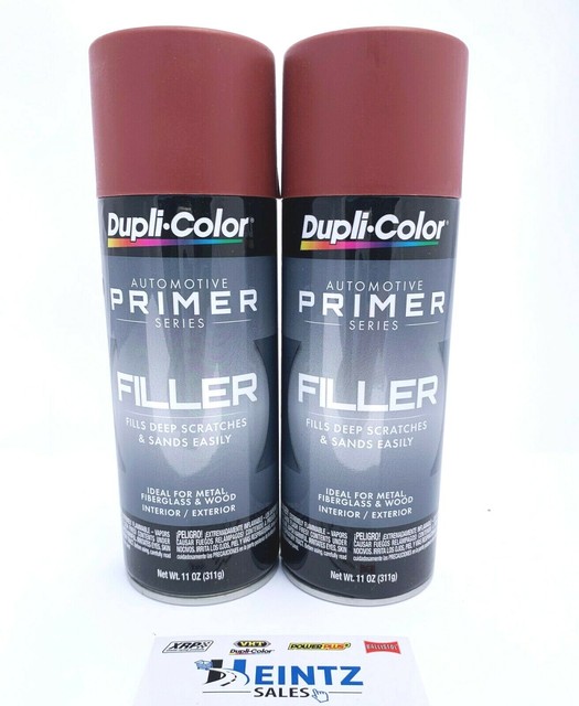 DupliColor FP102 Sandable Red Filler Primer Int./Ext. Rust Resist 12oz